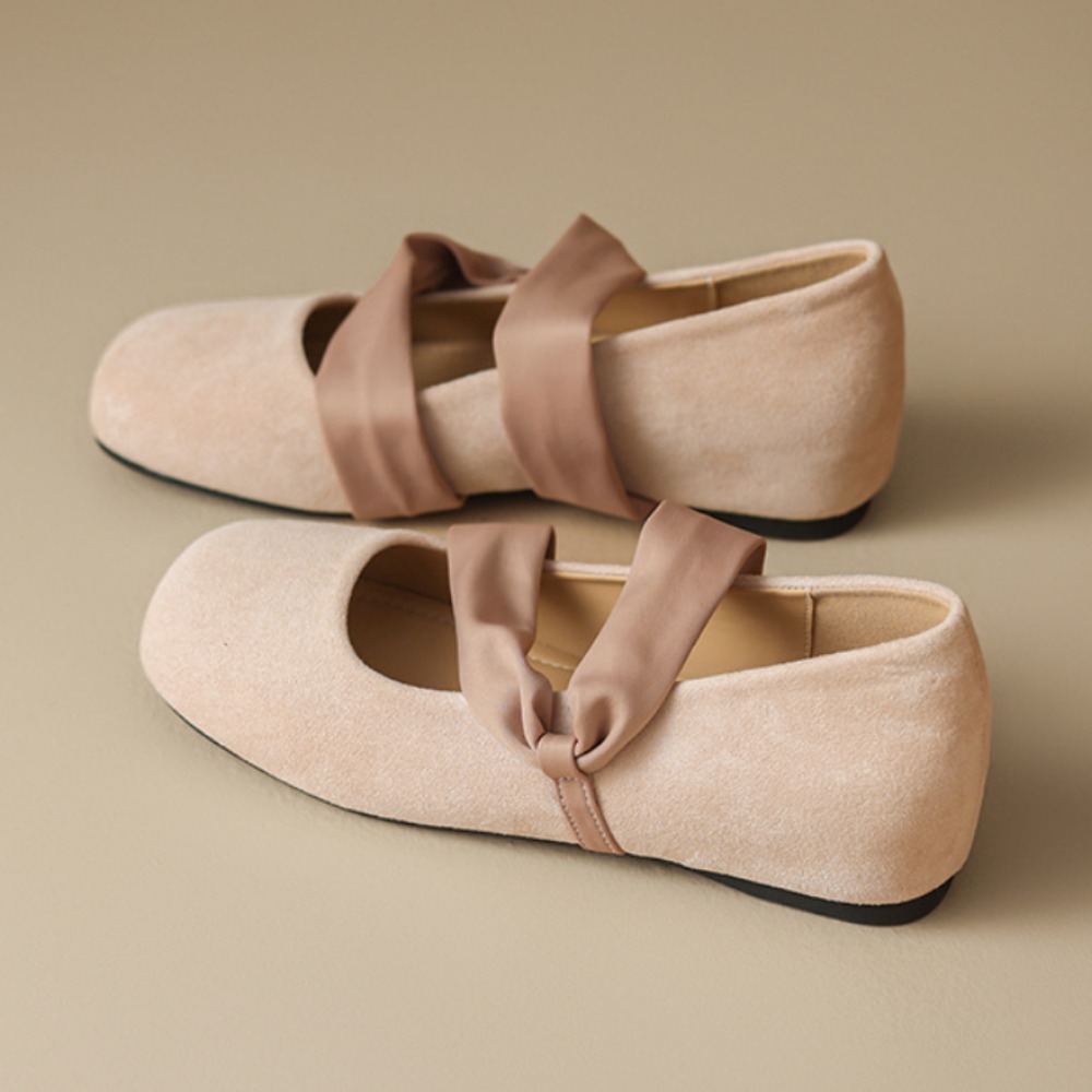 Ballet Flat Women - Płaskie baleriny Mary Jane z wewnętrznym