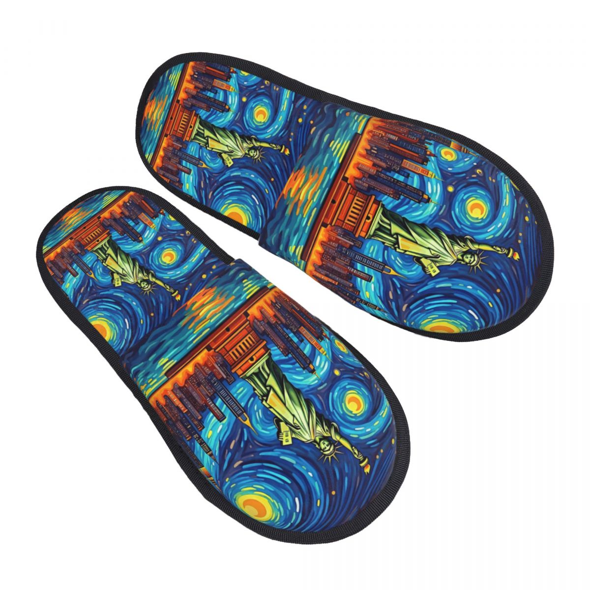 Women'S Shoes Liberty - Klapki damskie do domu z motywem