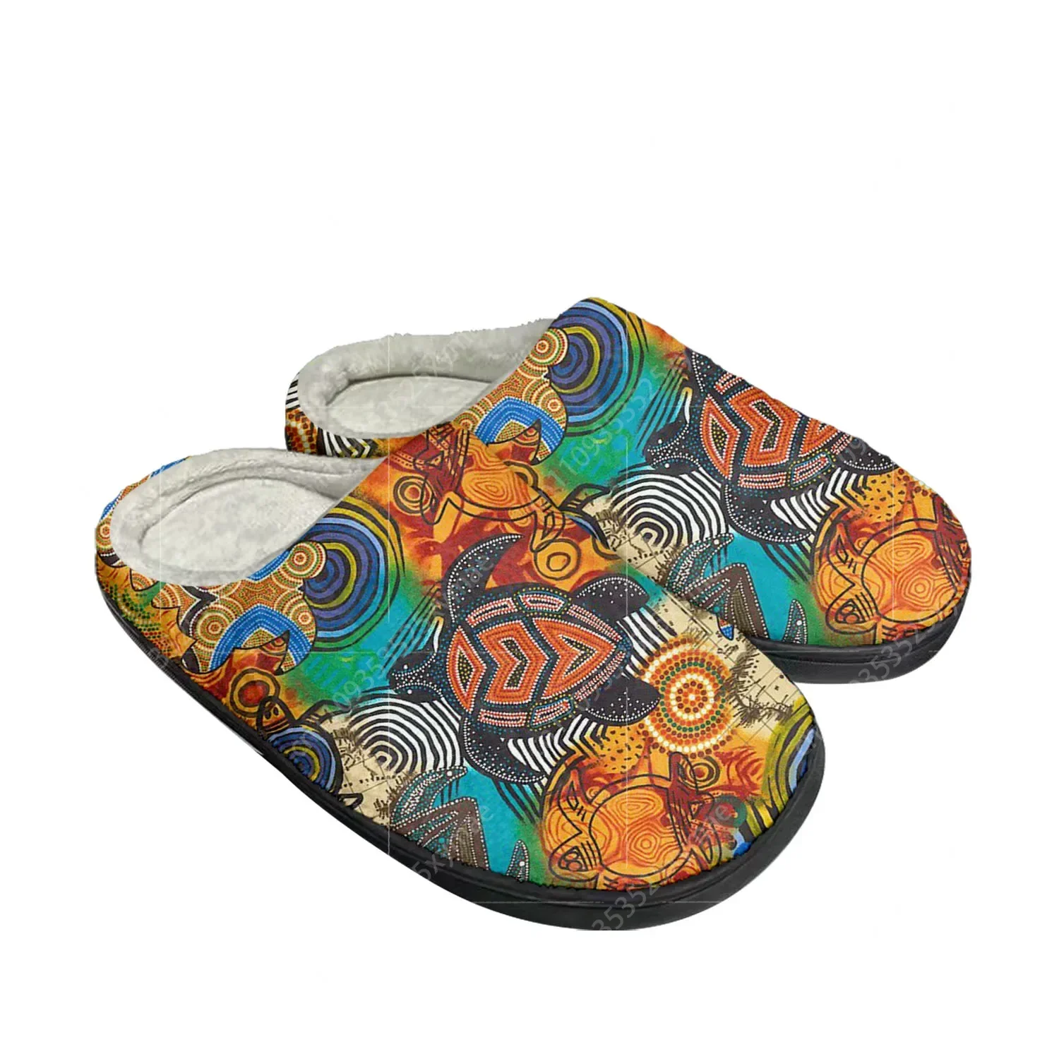 Women Shoes In Australia - Australijskie aborygeńskie kapcie z motywem żółwia,