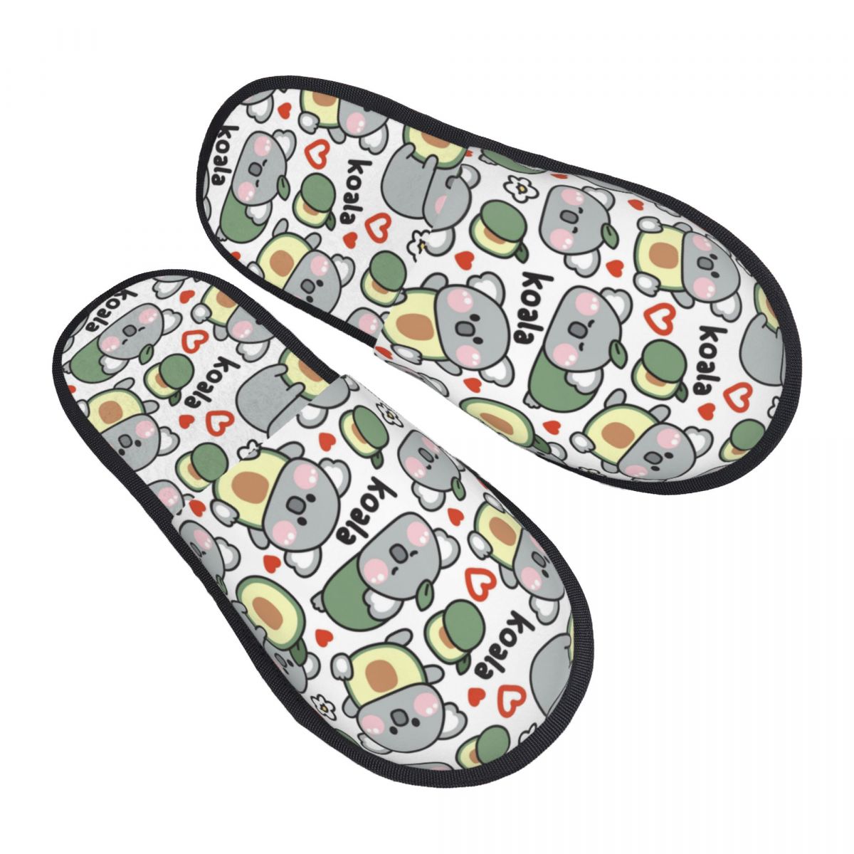 Women Shoes In Australia - Urocze kapcie damskie z motywem koali