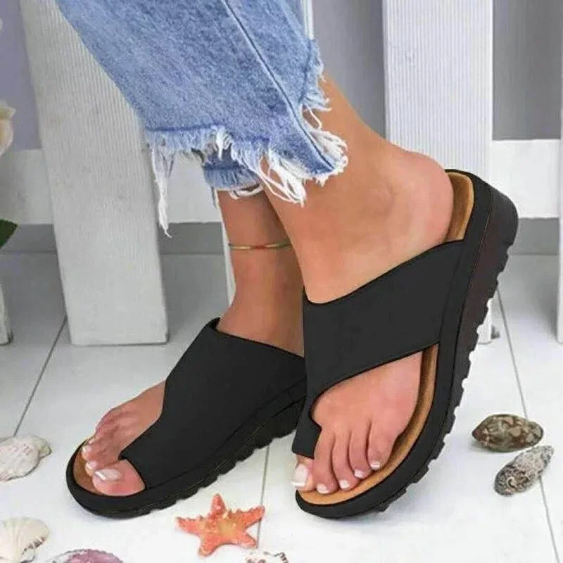 Women'S Shoes For Bunions - Damskie letnie sandały wygodne na platformie