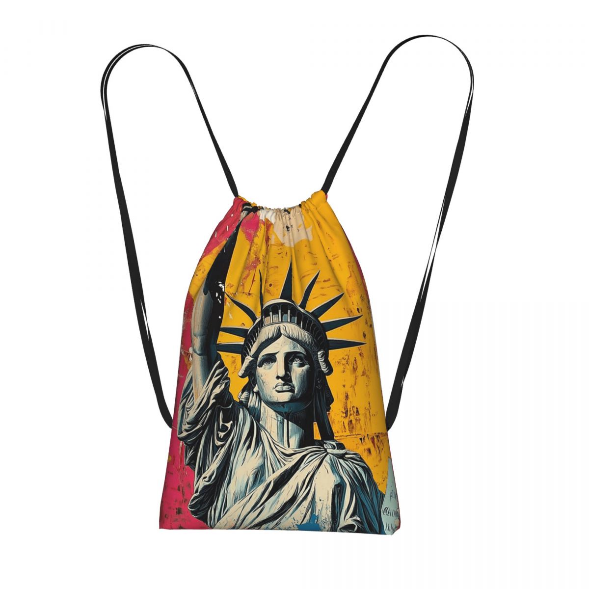 Women'S Shoes Liberty - Plecak ze sznurkiem z nadrukiem graffiti