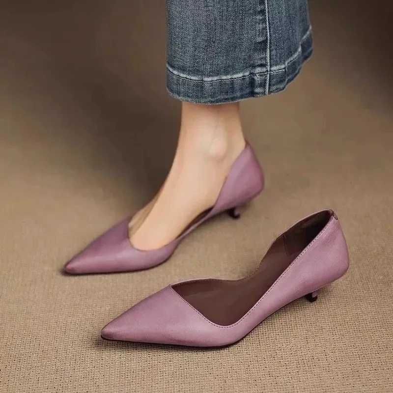 Women Shoes Heels - Szpilki damskie z ostrym noskiem, modne,