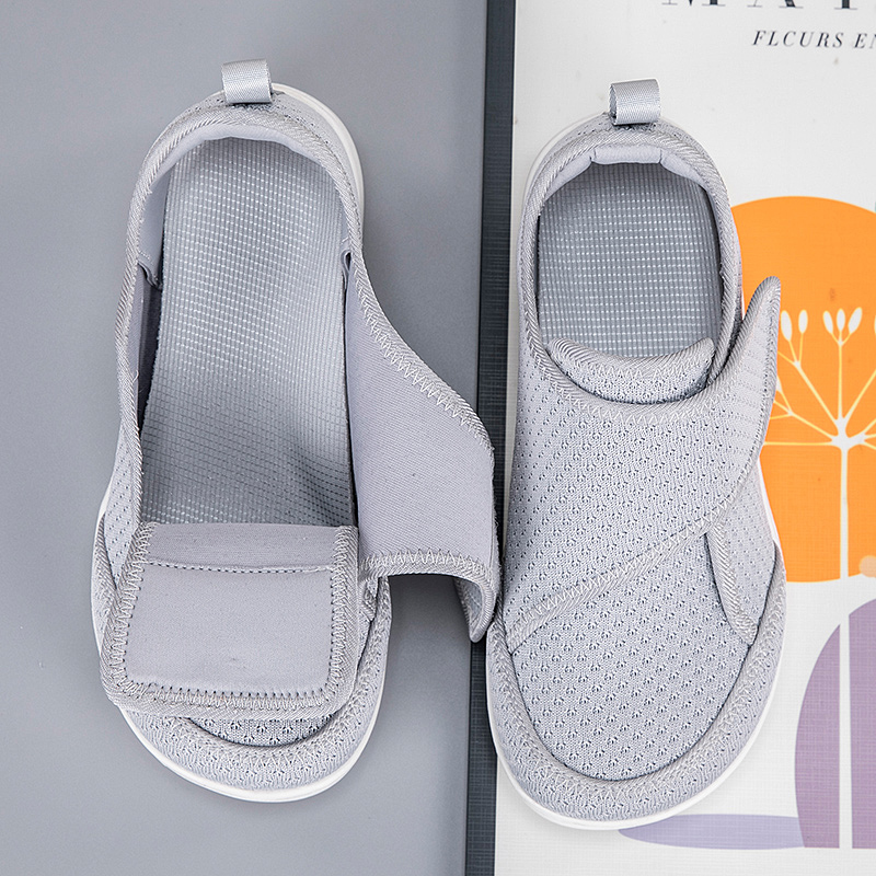 Women'S Shoes For Bunions - Otwarte buty dla seniorów Regulowane buty