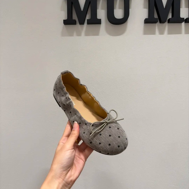 Damskie baleriny w kropki, wsu – Ballet Flat Women recenzja i cena