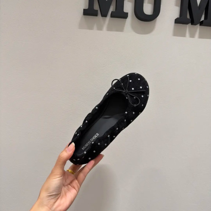 Damskie baleriny w kropki, wsu – Ballet Flat Women recenzja i cena