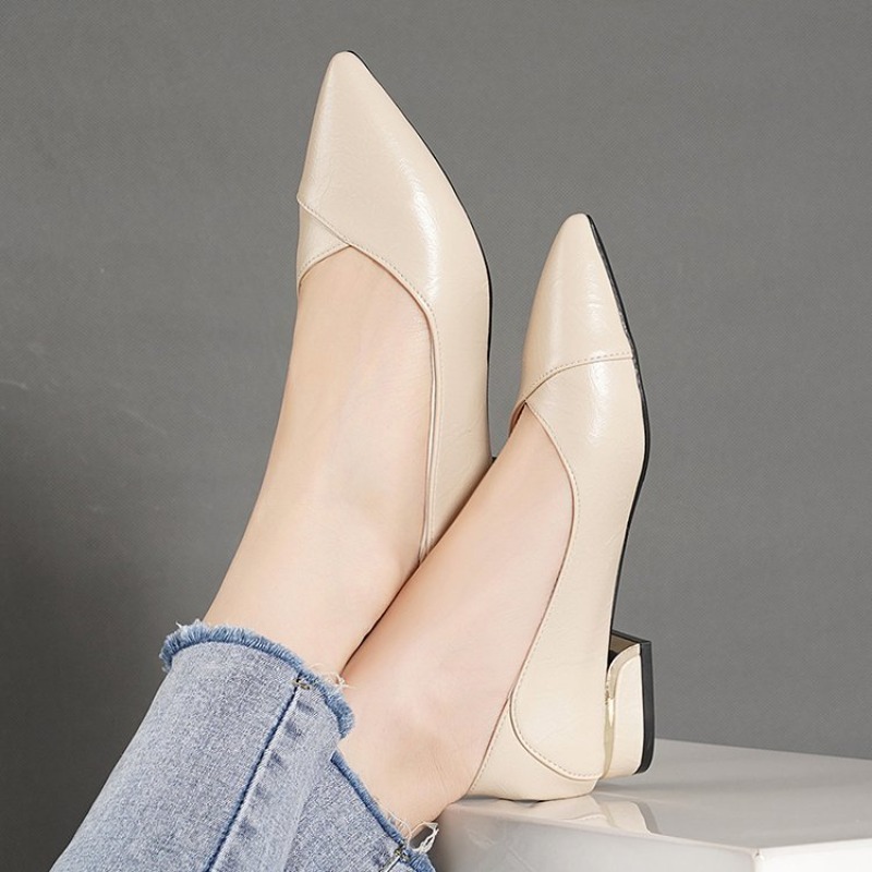 Nowe damskie skórzane buty na  – Women Shoes Heels recenzja i cena