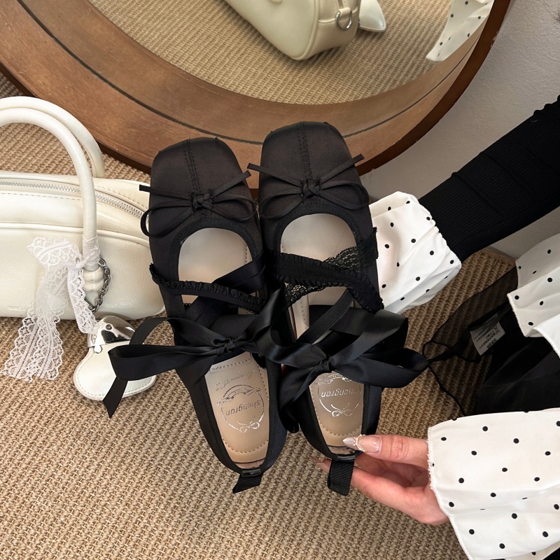 Nowe Wiosenne Wygodne Sznurowa – Ballet Flat Women recenzja i cena