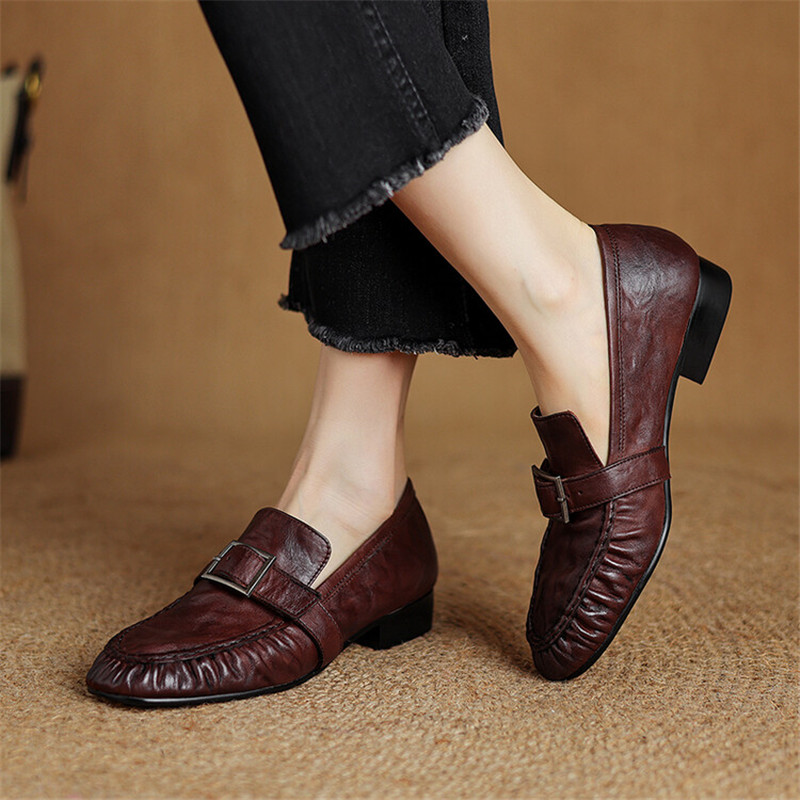 New Autumn Genuine Leather Wom – Women Shoes Heels recenzja i cena