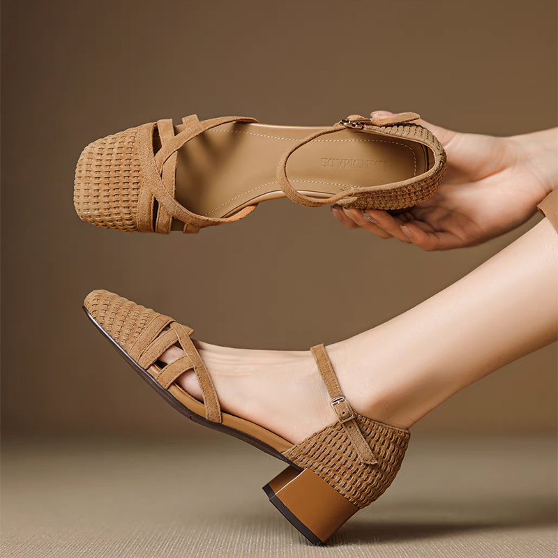 Retro Plecione Sandały na Wyso – Ankle Strap Heels recenzja i cena