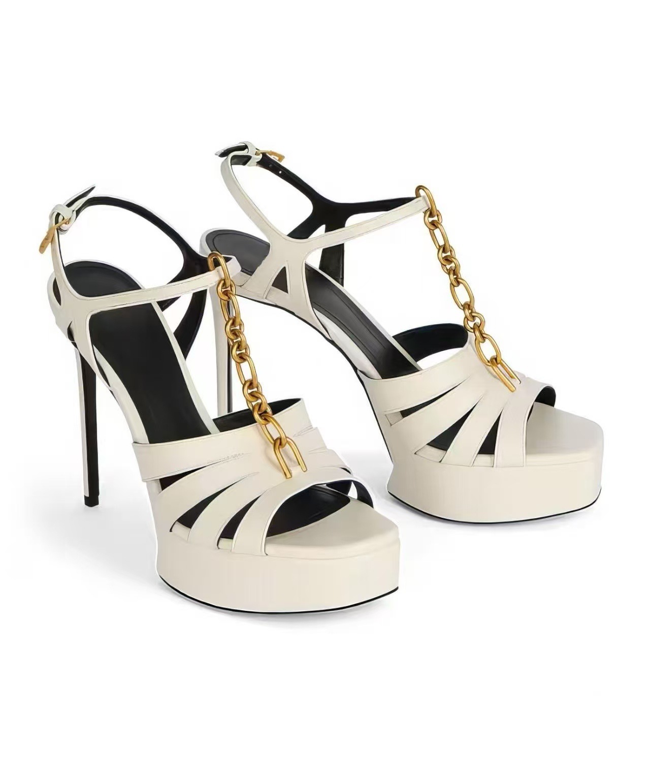 Letnie nowe damskie sandały na – Gold Chain Sandal recenzja i cena