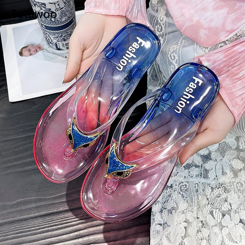 2026 Damskie Przezroczyste Kla – Thong Flat Sandal recenzja i cena